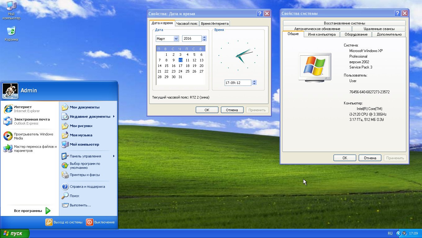 Windows XP Professional SP3 VL x86 Sharicov v.10.03.2016 