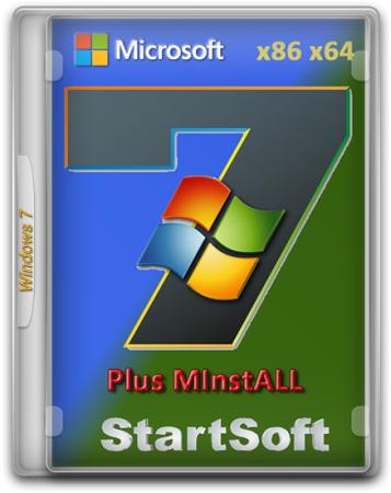 Windows 7 Ultimate SP1 X86/X64 Plus MInstAll StartSoft 24-2016.