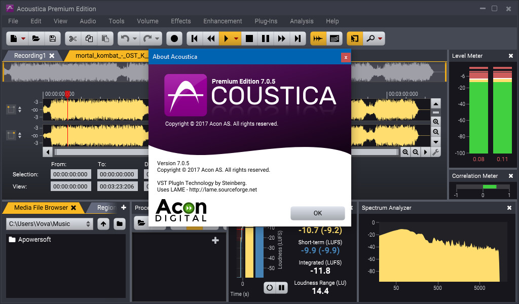 acoustica premium 7 0