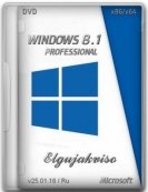 Windows 8.1 Pro VL (x86/x64) Elgujakviso Edition v25.01.16 (2016) RUS 