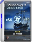 Windows 7 ultimate sp1 x64/x86 Matros Edition 24 2017 (2017)  