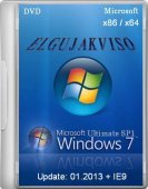 Windows 7 Ultimate SP1 Elgujakviso Edition (02.2013) (x86+x64) [2013]  