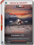 Windows 7 SP1 Ultimate x86/x64 [Updates V.11] by YelloSOFT (2018)  