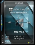 Windows 10 Version 1709 with Update (x86-x64) AIO [20in2] adguard (2017)  