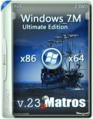 Windows 7 ultimate sp1 x64/x86 Matros Edition 23 2016 (2016)  