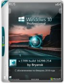 Windows 10 Professional [x64] v.1709 build 16299.214 Bryansk (2018)  