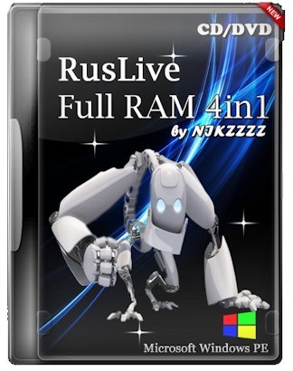 RusLiveFull RAM 4in1 by NIKZZZZ CD/DVD (31.08.2014) RUS/ENG