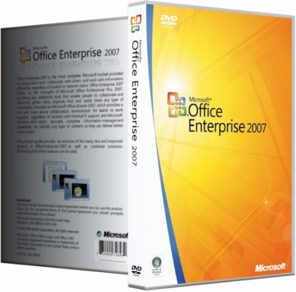 Microsoft Office 2007 Enterprise + Visio Premium + Project Pro + SharePoint Designer SP3 12.0.6743.5000 RePack by SPecialiST v16.5 (2016) 