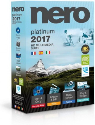 Nero 2017 Platinum 18.0.06100 Retail + ContentPack (2016) MULTi / 