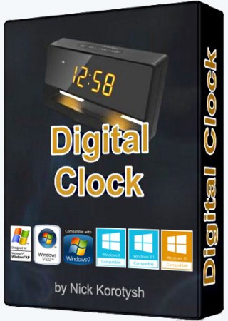 Digital Clock 4.5.4 Stable + Portable (2017) MULTi / 